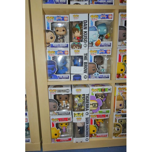 283A - 12 x various Funko Pop collectable bobble head figures - Boxed and unused. Not practical to list in ... 