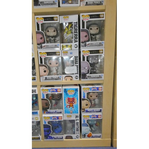 282A - 12 x various Funko Pop collectable bobble head figures - Boxed and unused. Not practical to list in ... 