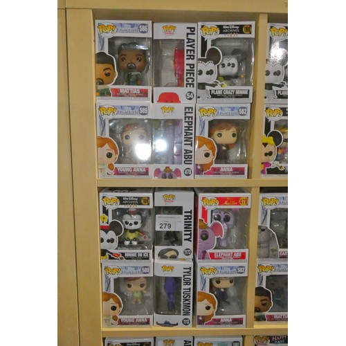 279 - 12 x various Funko Pop collectable bobble head figures - Boxed and unused. Not practical to list in ... 