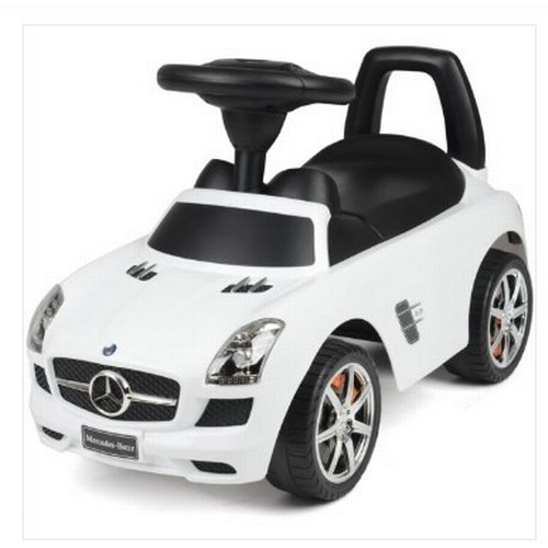 694 - 1 x Ricco Mercedes SLS AMG  push along ride on toy car. Boxed and requires assembly - Colour is red