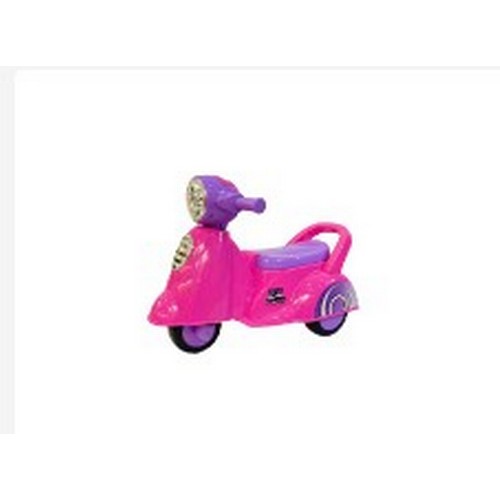 701 - 1 x Ricco Vespa push along ride on toy scooter. Boxed and requires assembly - Colour is pink