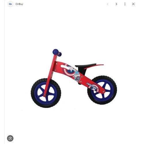 718 - 1 x Ricco Haptoo balance bike. Boxed and requires assembly - Colour is red