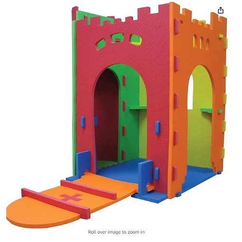 732 - 1 x Ricco kids Eva Play giant castle. Boxed and requires assembly