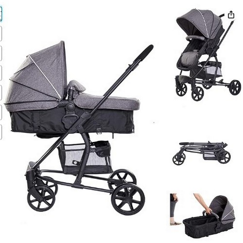 846 - 1 x Ricco HP-707A  2-1 child's foldable buggy / push chair. Built