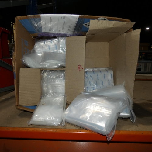 5198 - 1 box containing a large quantity of various small plastic self seal bags