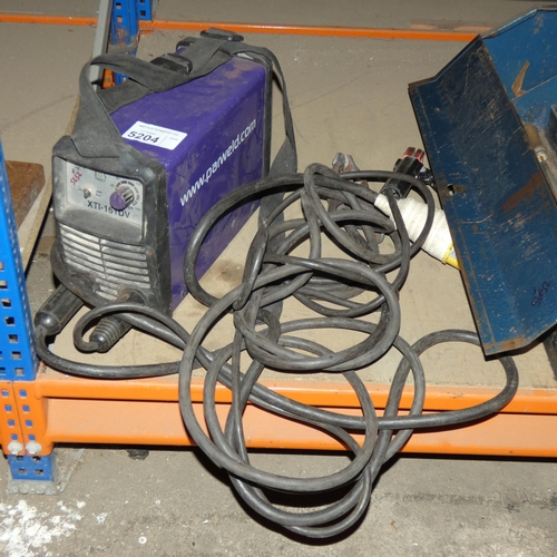 5204 - 1 x Parweld XTI-161DV inverter welder 110v