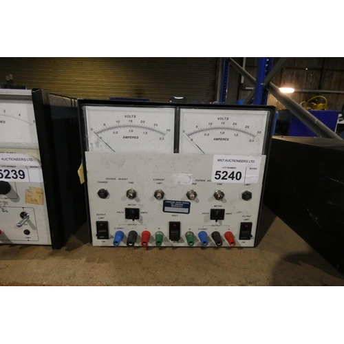 5240 - 1 x Farnell LT30/2 stabilised power supply