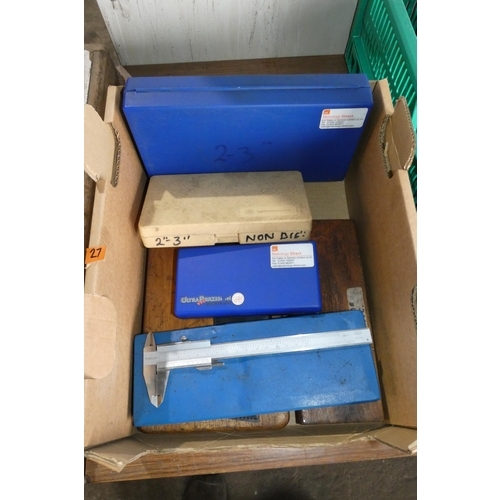 5094 - 1 box containing a quantity of various inspection equipment