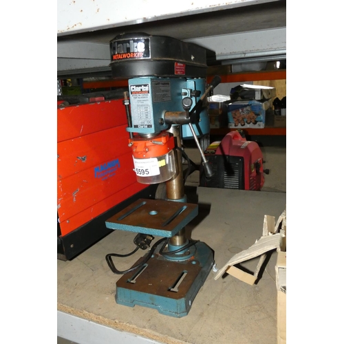 5595 - 1 x Clarke Metalworker CDP5DD bench top pillar drill 240v