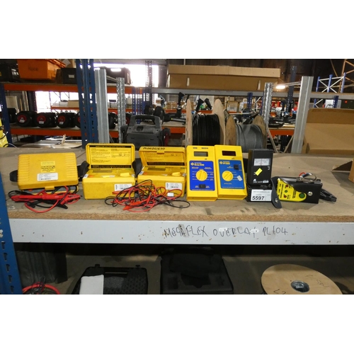 5597 - A quantity of various electrical test items including 1 x Seaward Oscar 250, 1 x Seaward PT250, loop... 