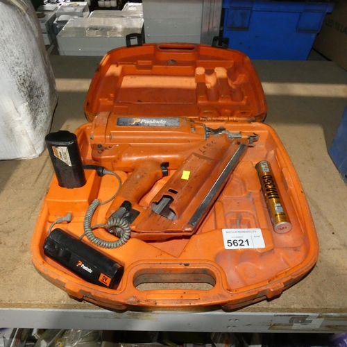 5621 - 1 x Paslode IM350/90 CT framing nail gun supplied with a carry case, 2 x batteries and 1 x 12v charg... 