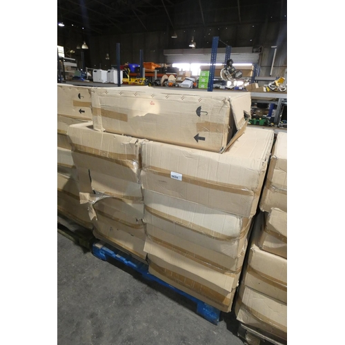 5659 - 1 pallet containing 9 x unused grey metal electrical boxes each approx 63 x 26 x 83cm high