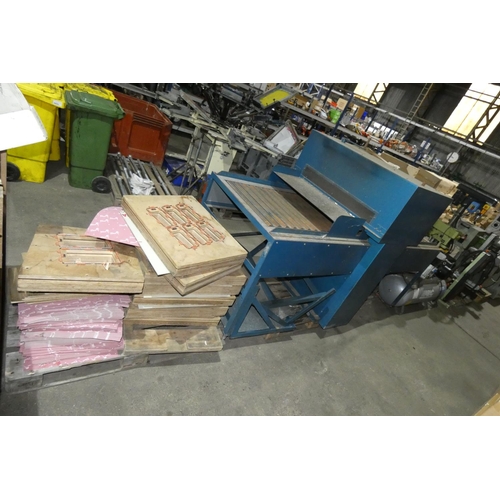 5666 - 1 x Rotaforme roller press type R2961, 3ph, max width of roller approx 60cm with a quantity of vario... 