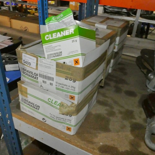 5409 - 6 x boxes of Bravilor Bonamat cleaner (for removal of tea and coffee stains from stainless steel)