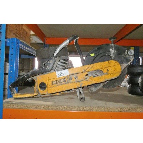 5427 - 1 x Partner K650 Mark II petrol engine stone cutting saw