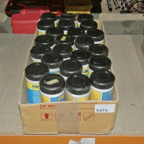 5475 - 1 box containing a quantity of Rain-X rain repellent wipes