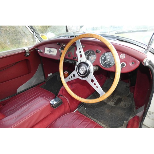 10 - MGA 2 Seater sports convertible 1955. Reg No. MVS 569, Declared manufactured in 1955, 1st registered... 