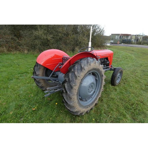 15 - Red Massey Ferguson Tractor,  1960s, Re-registered as Q301 PDV in 2011. 3000cc Diesel 3 cylinder, 19... 