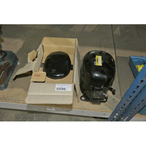 5596 - 2 x fridge type compressors