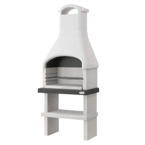 6060 - 1 x Cement barbecue (BBQ Grill) by Palazzetti, Type: Dany, measuring approx 77 cm x 38 cm x 216 cm