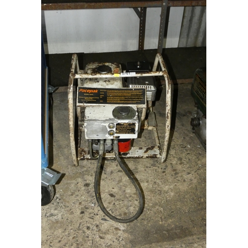 5761 - 1 x Pacepak 2550 hydraulic power pack powered by a Honda petrol engine