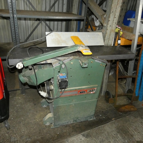 5766 - 1 x Kity 1637 planer / thicknesser 240v YOM 2000, max width approx 10 inch / 26cm