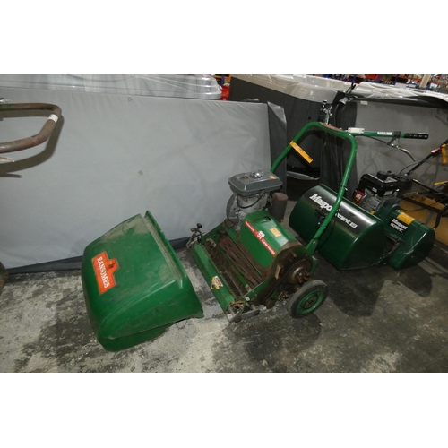 5774 - 1 x Ransomes 51 Super Certes petrol engine cylinder lawn mower with grass collection box