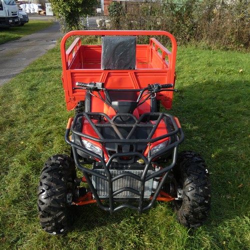 5969 - 1 x Zongshen Chinese imported quad bike which has been lengthened and a tipping back added. Has all ... 