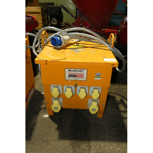 5971A - 1 x Blakley 110v site transformer 10kva