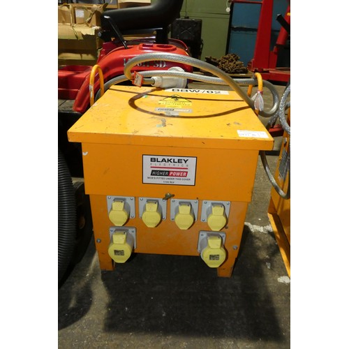 5971B - 1 x Blakley 110v site transformer 10kva