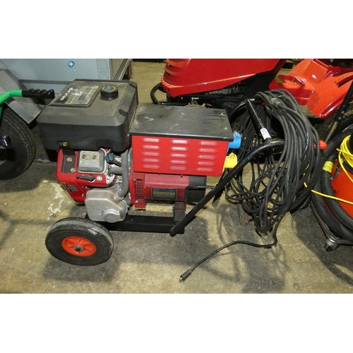 5972 - 1 x Markon SCW21 petrol engine welding generator output 110v, 240v and welding up to 200amp supplied... 