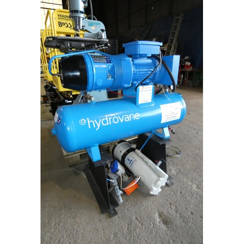 5975 - 1 x Hydrovane HV02 compressor model 502PURS10-2415D300, 240v supplied with various filters (see phot... 