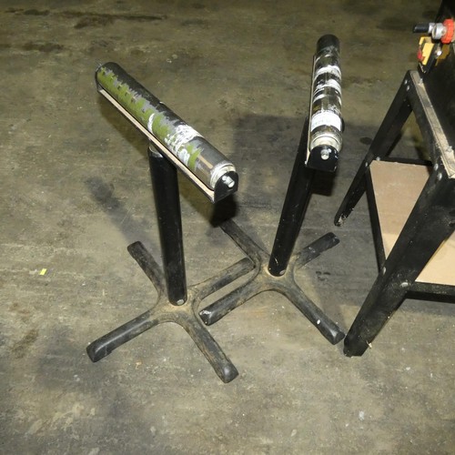 5979D - 2 x adjustable height roller stands