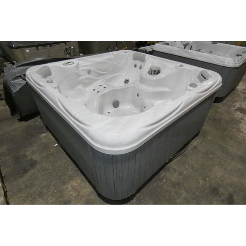 5782 - An Artesian SS 735L Dx ex-display hot tub with grey insulated cover, YOM 2020, serial number 2166273... 