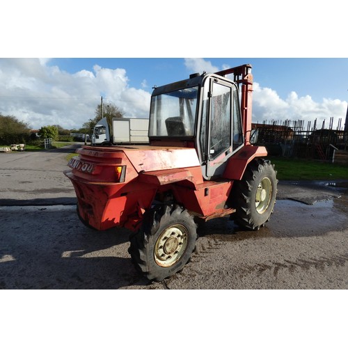 5991 - Manitou M4260P 4 Wheel Drive
V5 present, 1 key, starts, runs and drives,
Registration number: Q79 AC... 