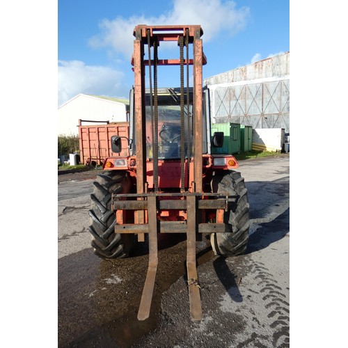 5991 - Manitou M4260P 4 Wheel Drive
V5 present, 1 key, starts, runs and drives,
Registration number: Q79 AC... 