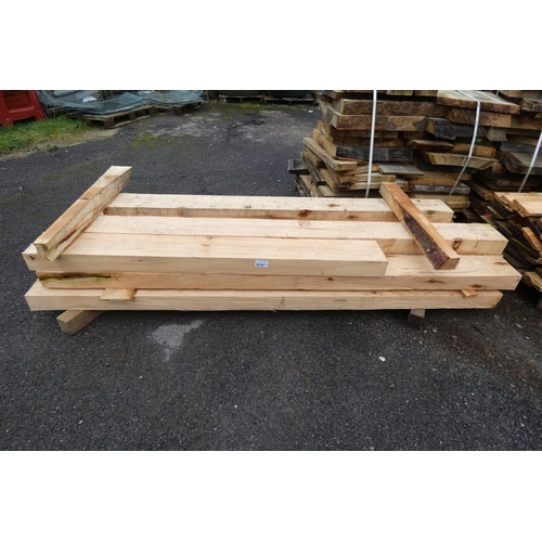 6036 - 11 lengths of timber comprising of mostly 20 cm x 10 cm x 250 cm (approx) believed to be Cedar - Bot... 