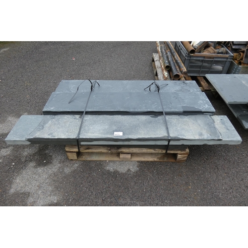 6072 - Approx 8 x slate cills measuring approx 1500 x 300 x 25mm