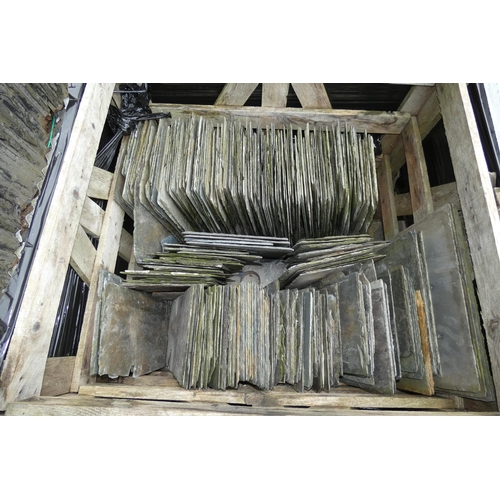 6081 - Approx 280+ x assorted delabole roofing slates