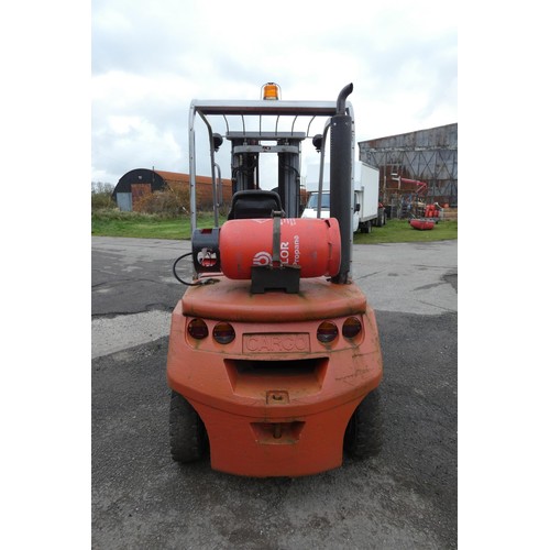 5968 - 1 x BT Rolatruc Cargo CBG 3.0 gas powered forklift truck YOM 2003, capacity 3000kg, digital hour met... 