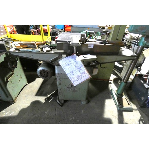 5986 - 1 x Wadkin Bursgreen surface planer no. 9 BFT 63104, 240v supplied with several spare blades, max wi... 