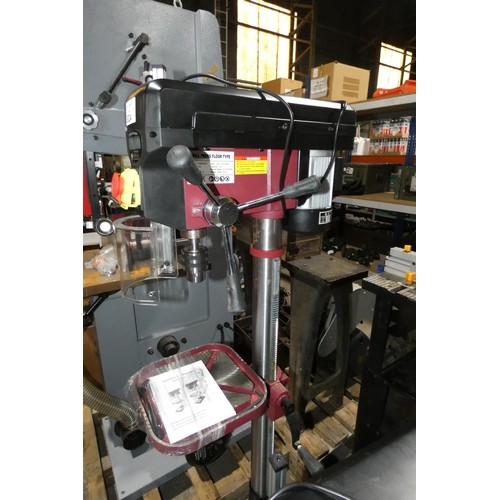 5324 - 1 x Boye ZJ5116-1 550w floor standing pillar drill with chuck and guard 240v (SAM003073)