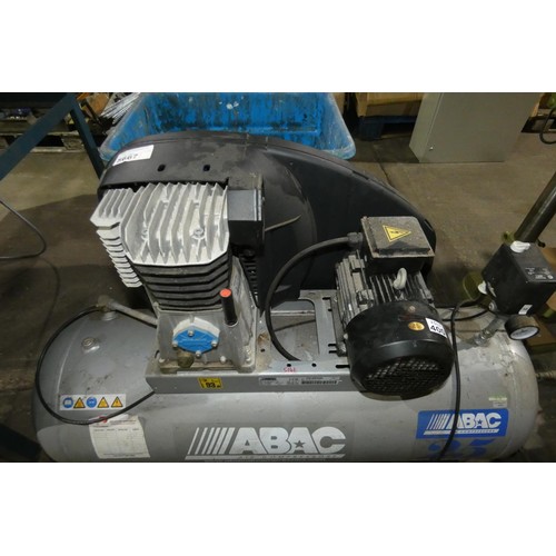 5667 - 1 x ABAC workshop compressor model Pro A39B 150 FT3, 3ph, YOM 2016