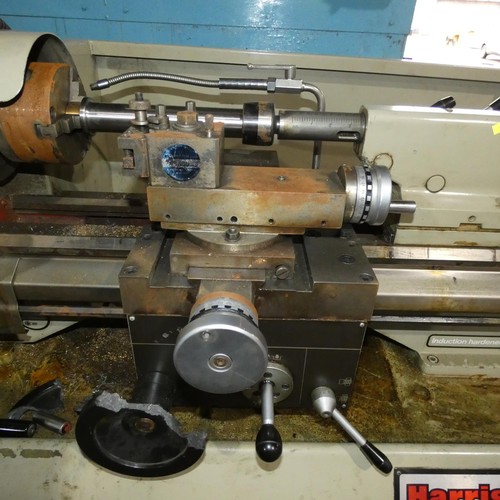 5917 - 1 x Harrison M250 metal turning centre lathe 3ph, overall bed length approx 89cm supplied with a qua... 