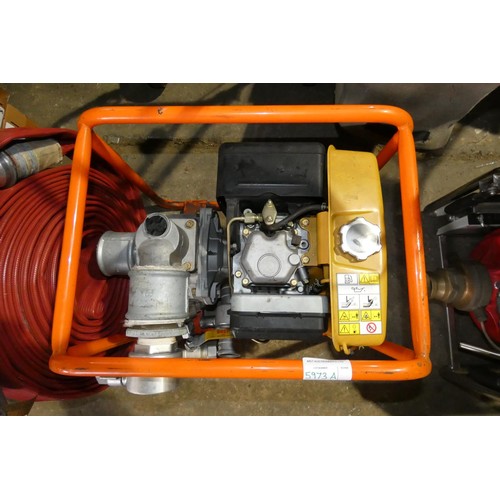 5973A - 1 x Clarke CRD3 pump with a Robin DY23 pull  start diesel engine, YOM 2005 and pump is supplied with... 