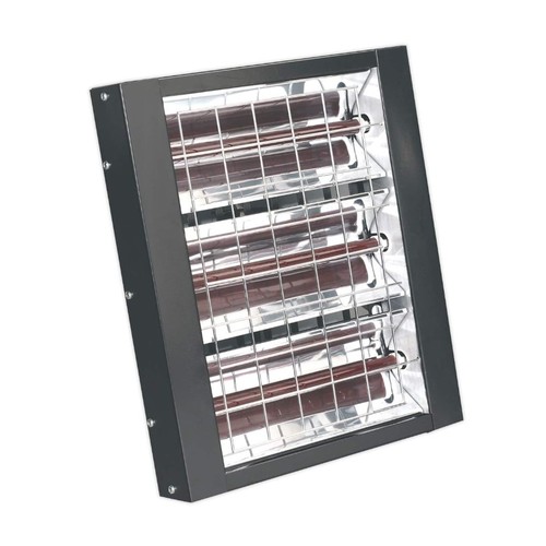 5551 - 1 x Sealey 4500w infrared quartz wall mounted heater 240v