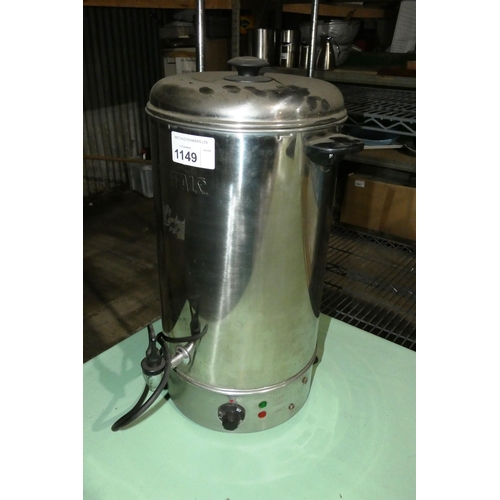 1149 - A commercial stainless steel counter top hot water boiler by Buffalo - trade