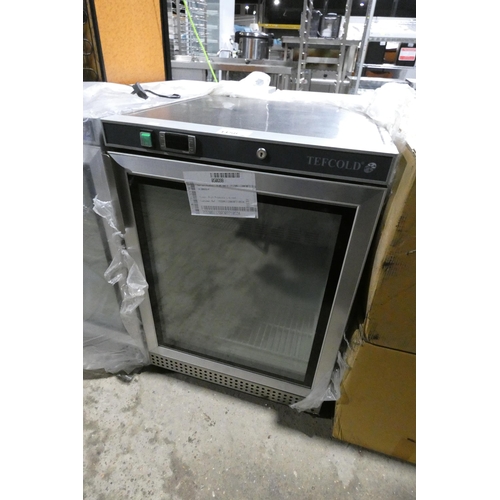 1158 - An unused under counter freezer by Tefcold type UF200VGS-P