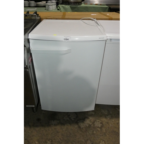 1184 - An under counter fridge with small freezer compartment by John Lewis type TT150-48MX - trade.  Teste... 