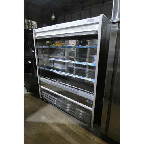 1206 - An open front refrigerated unit by Williams type Gem has a shutter front door, type C150-SCS - trade... 